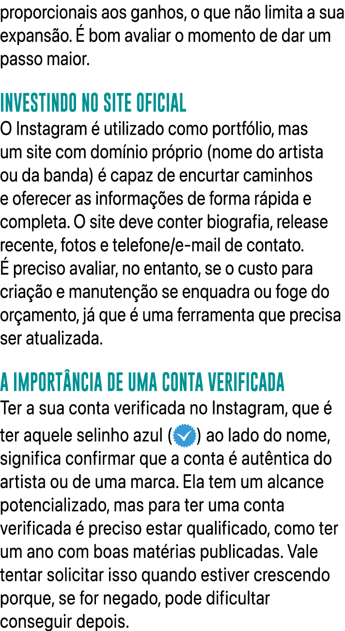 proporcionais aos ganhos, o que n o limita a sua expans o.  bom avaliar o momento de dar um passo maior. INVESTINDO ...
